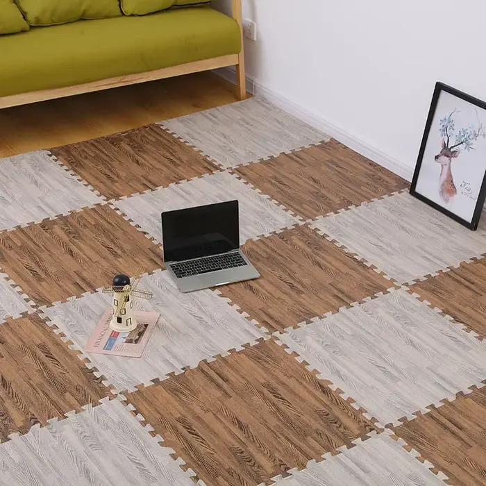 Tapis puzzle en mousse pour enfants - Décoration maison et surface de jeu douce pour bébé