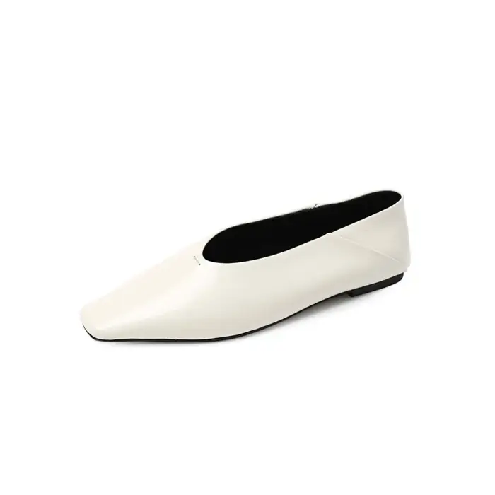Dilalula 2025 Vintage en cuir véritable pompes femmes bout carré talons bas bureau dames quotidien c