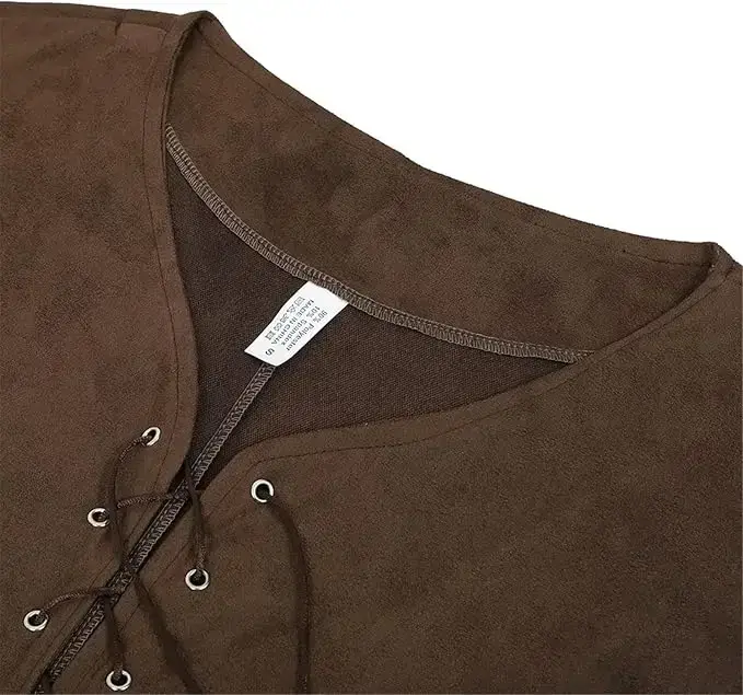 Gilet de Pirate pour hommes, Costume de Pirate pour hommes, Costumes médiévaux pour adultes, gilet R