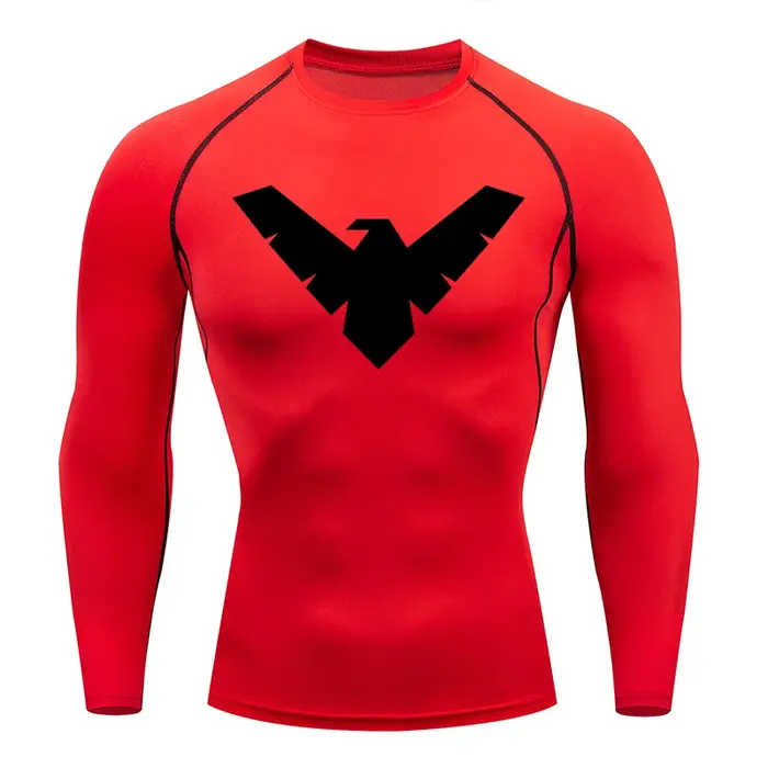 Chemise de compression à manches courtes pour hommes, haut de sport, t-shirt de course, séchage rapi