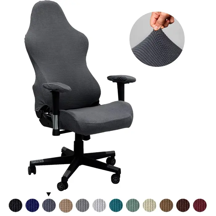 Housse de protection épaisse en Jacquard pour chaise de jeu d'ordinateur de bureau, extensible et in