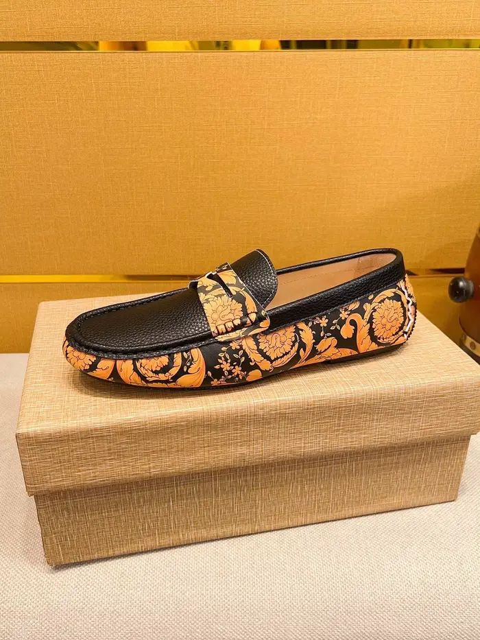 Mocassins en Cuir group pour Homme, Chaussures de Styliste, Tendance, Haut de Gamme, Nouvelle Collec