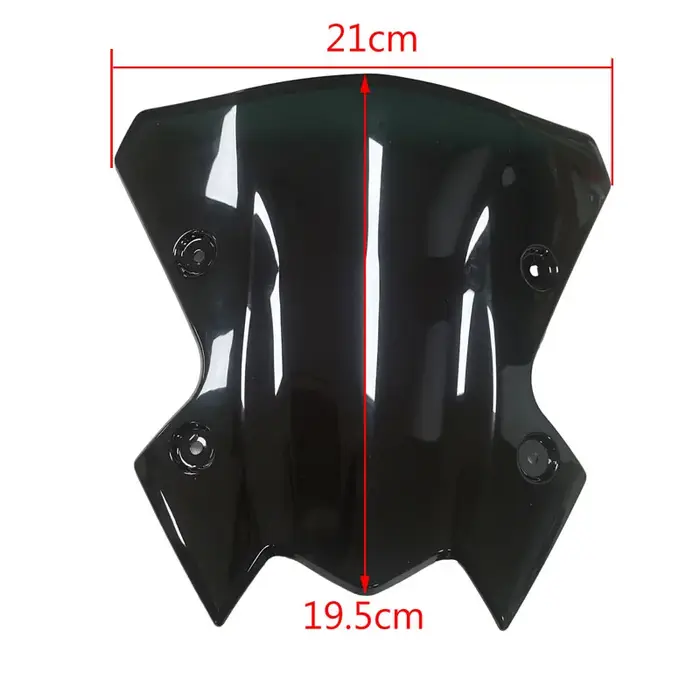 Protecteurs de pare-brise de moto en fibre de carbone, aspect noir, accessoires pour Kawasaki Z900, 