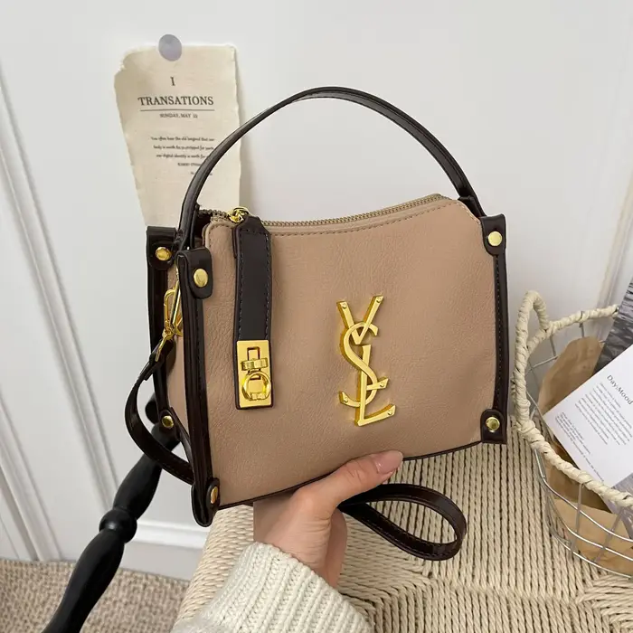 Sac à main vintage à finition mate, sac bandoulière décontracté minimaliste, sac à main de luxe lége