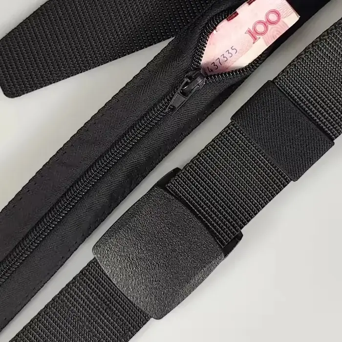 Nouveau voyage argent Anti-vol ceinture taille sac femmes Portable caché argent sangle ceinture port