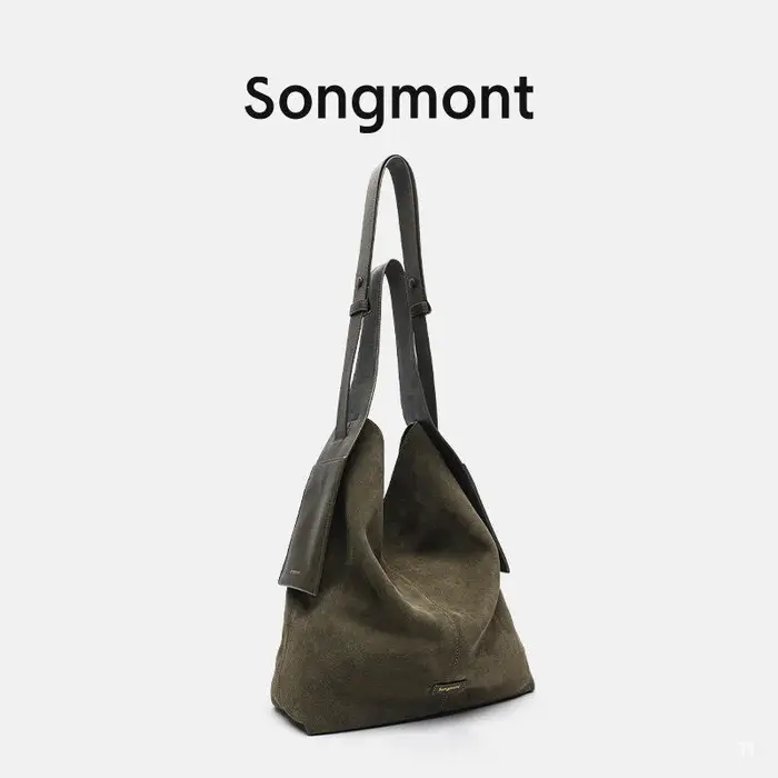 Songmont – sac à bandoulière en daim pour femmes, matériau souple, grande capacité, sensation haut d