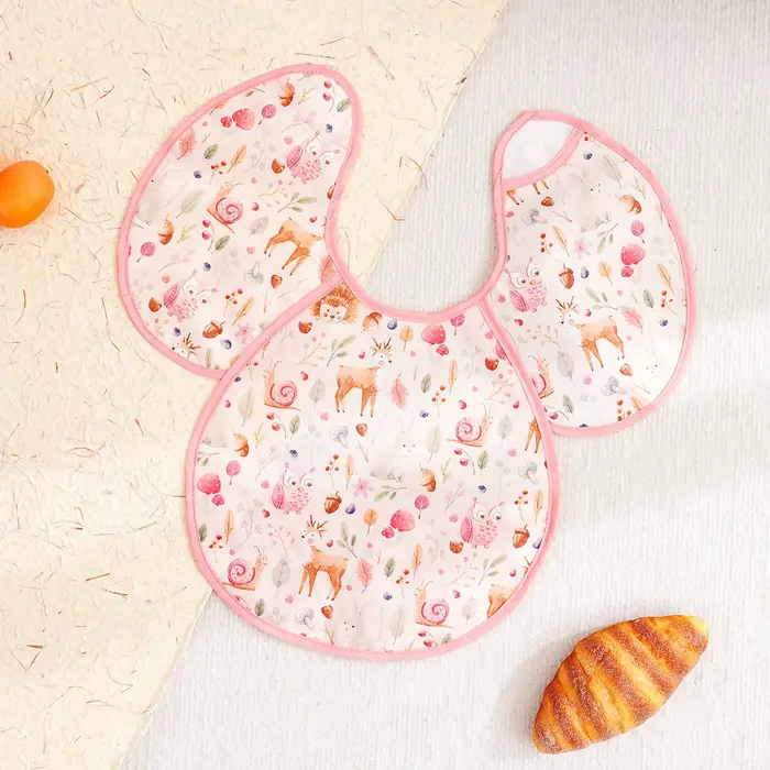 Bavoirs réutilisables imperméables Elinfant design de mode mignon pour alimentation bébé enfant occasions spéciales sorties garderie