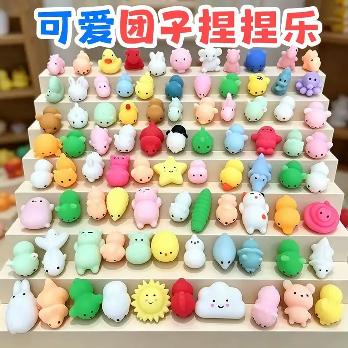 Squishies Mochi Kawaii Anima Jouets Anti-Stress Pour Enfants Occasions Festives Cadeaux D'Anniversaire Moments De Détente