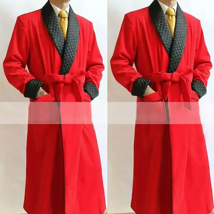 Veste Longue en Velours pour Homme, Châle à Revers, Manteau de Marié de Mariage, Blazer Trempé avec 