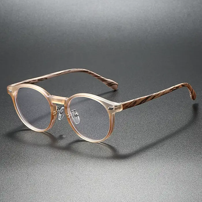 KAMMPT Vintage lunettes rondes mode rétro bleu lumière bloquant lunettes à la mode Design élégant co