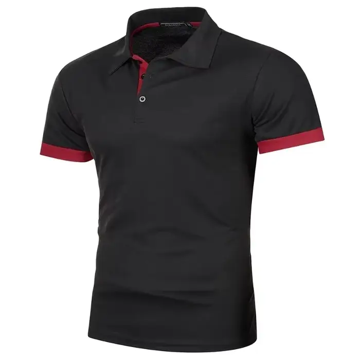 Polo d'été à manches courtes pour hommes, t-shirt de Sport, séchage rapide, athlétique, entraînement
