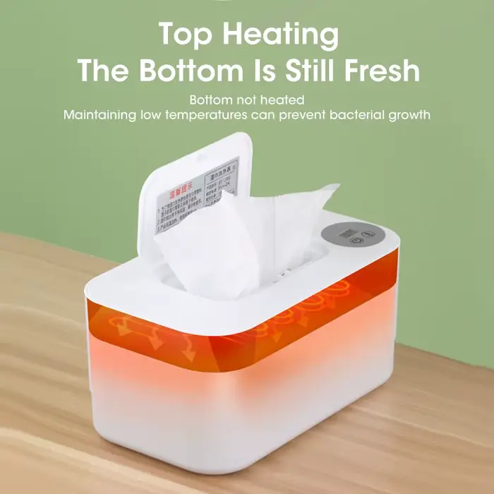 Écran LED chauffe-lingettes pour bébé, distributeur de serviettes humides, Portable, Charge USB, cha