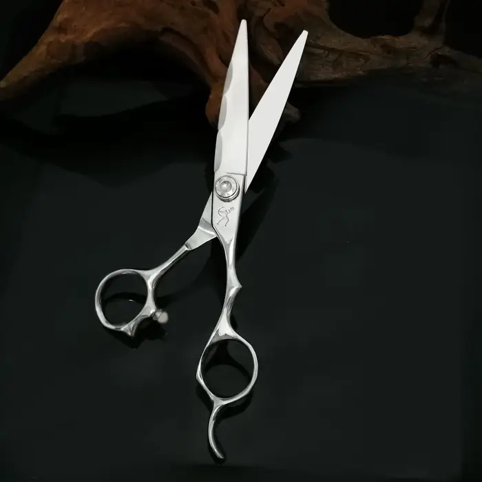 Ciseaux de coiffure professionnels TITAN Japan Original, ensemble de ciseaux de barbier professionne