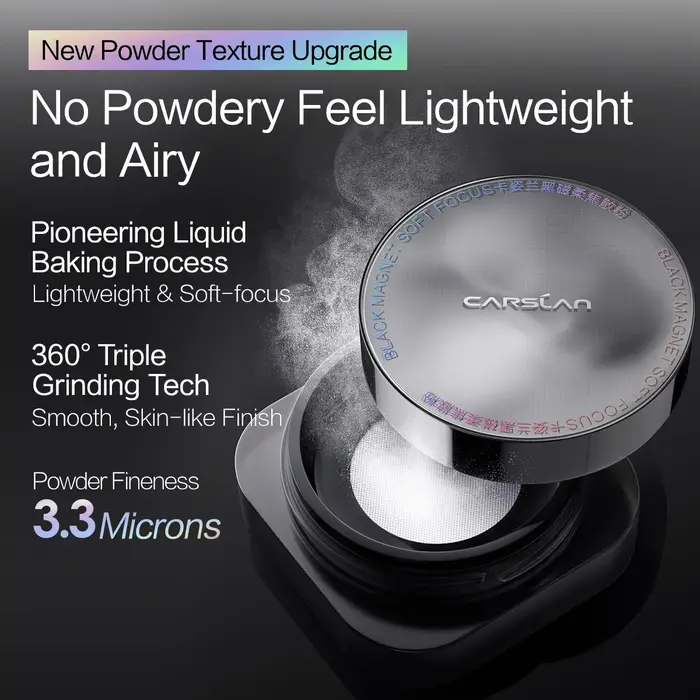 CARSLAN Voyage Limited translucide poudre de réglage libre maquillage imperméable longue durée mat c