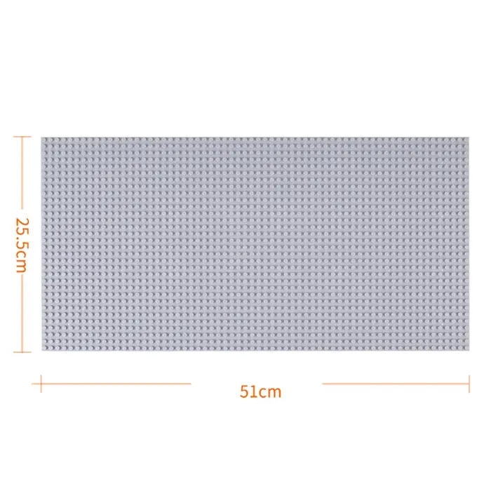 Plaque de base de bloc classique monocouche 32x64 trous, 1 pièce, bloc d'assemblage mural, jouets de