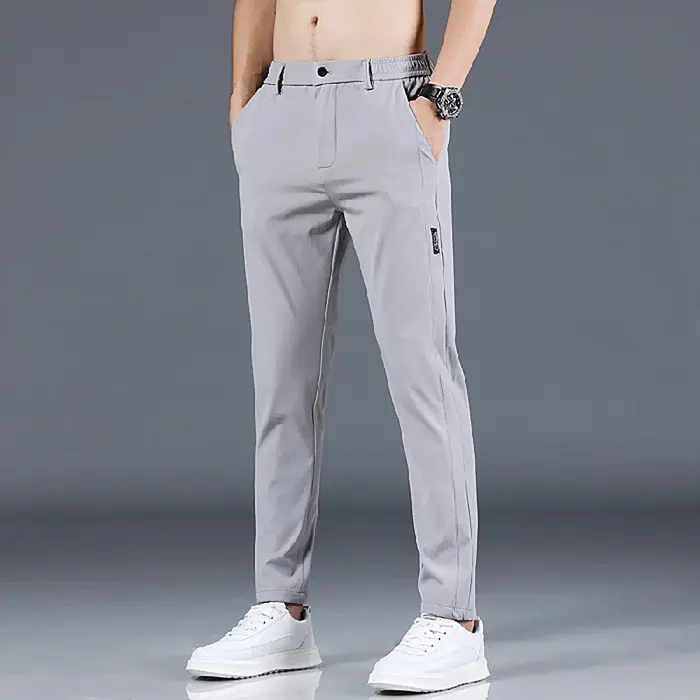 Pantalon de Golf Slim Fit pour hommes, haute qualité, élastique, tendance, polyvalent, décontracté, 