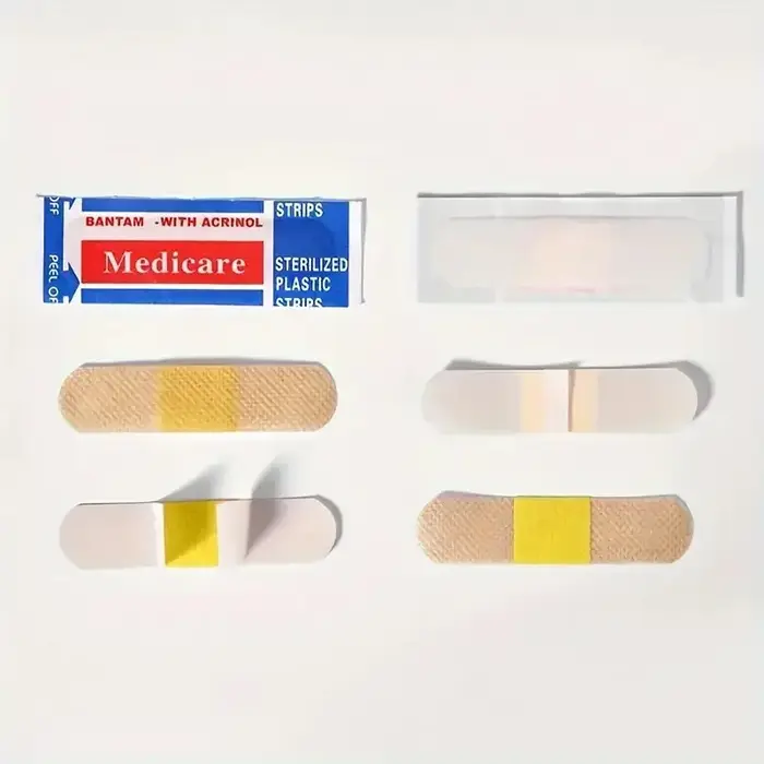 Patchs imperméables pour pansement, 100 pièces, bande de premiers secours, pansement en plâtre auto-