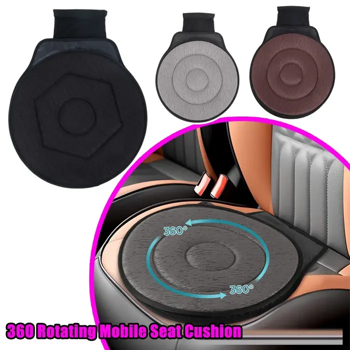 Coussin de siège rotatif à 360 degrés pour personnes âgées et adultes enceintes confort et mobilité optimale pour les déplacements quotidiens et les voyages