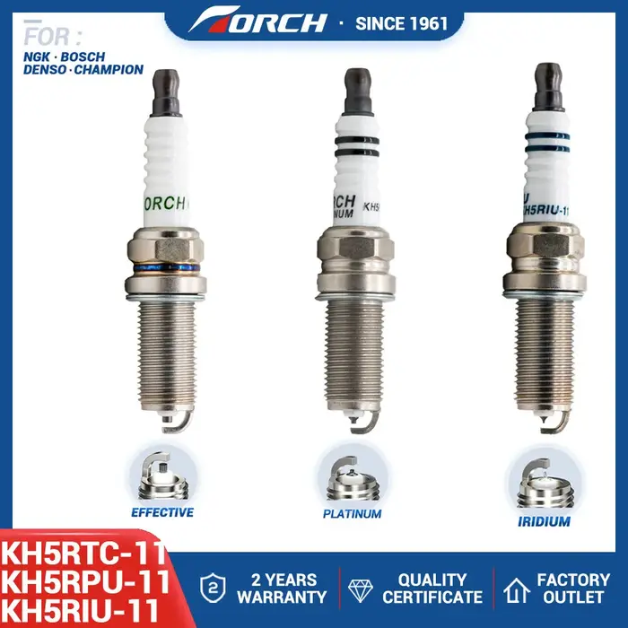 Bougies d'allumage en iridium pour kia nissan suzuki toyota mitsubishi hyundai peugeot renault amélioration performance économique