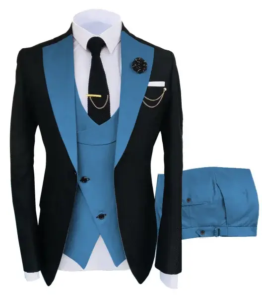 Nouveau Costume Homme vêtements populaires de luxe fête scène hommes Costume garçons d'honneur coupe