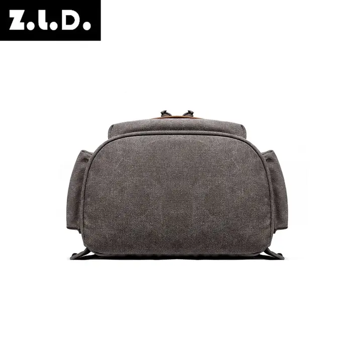 Sac à dos vintage en toile rétro pour homme, grande capacité 20-35L, sac antivol résistant à l'usure