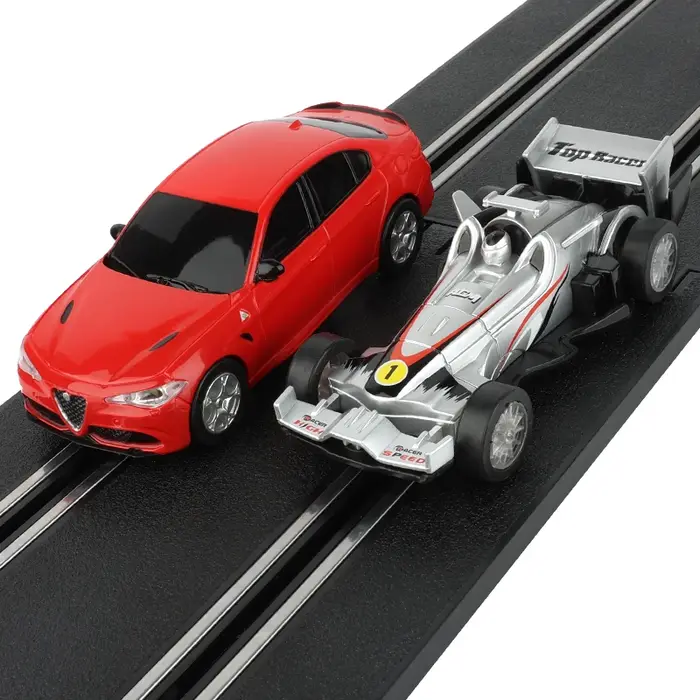 Jouet de course électrique 1:43 voiture à fente slotcar pour rallye police et sport accessoire pour Carrera Scalextric Compact Scx partage de famille occasions spéciales