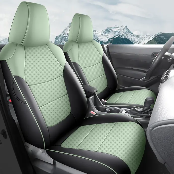 Housses de siège de voiture en cuir personnalisées, accessoires intérieurs, Toyota RAV4 2020 ~ 2023