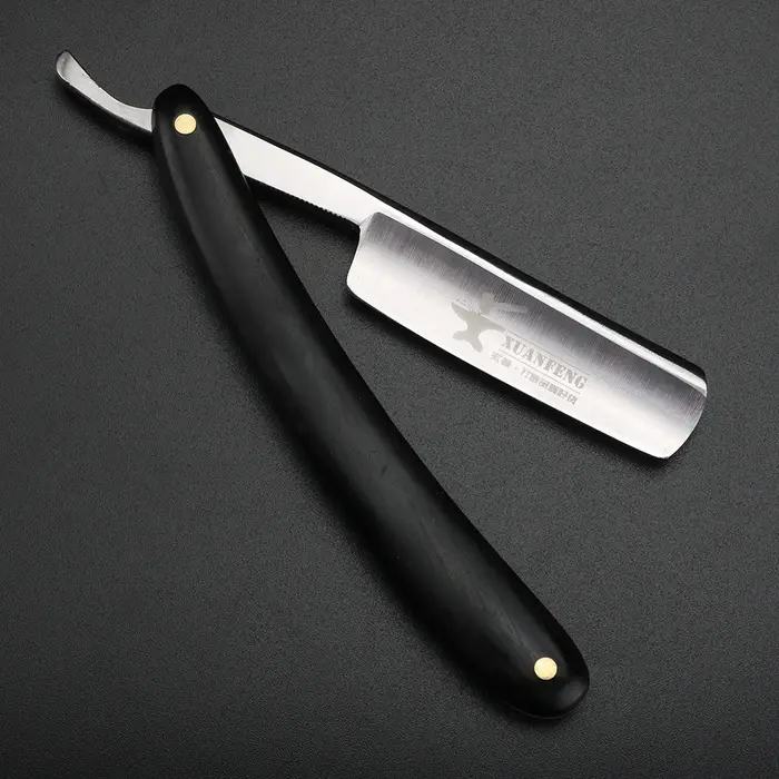 XUAN FENG rasoir pliant traditionnel acier trempé haute dureté rasoir droit pointu rasoir pour homme