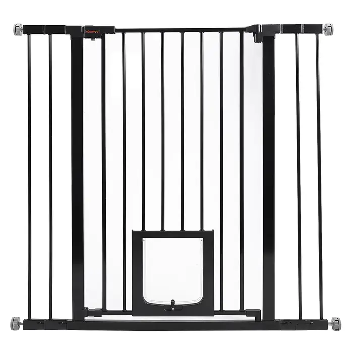 Porte bébé pour portes et escaliers, montage sous pression, sans perçage, porte de sécurité en métal