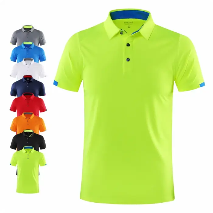 Sport décontracté séchage rapide revers à manches courtes POLO combinaison de cyclisme costume de Fi