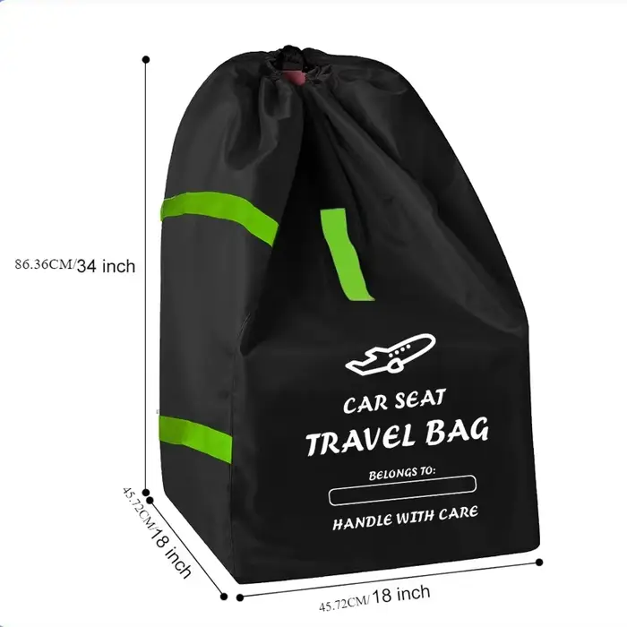 Sac à poussière universel pour poussette de bébé, sac de voyage pour landau avec ceinture initiée, a