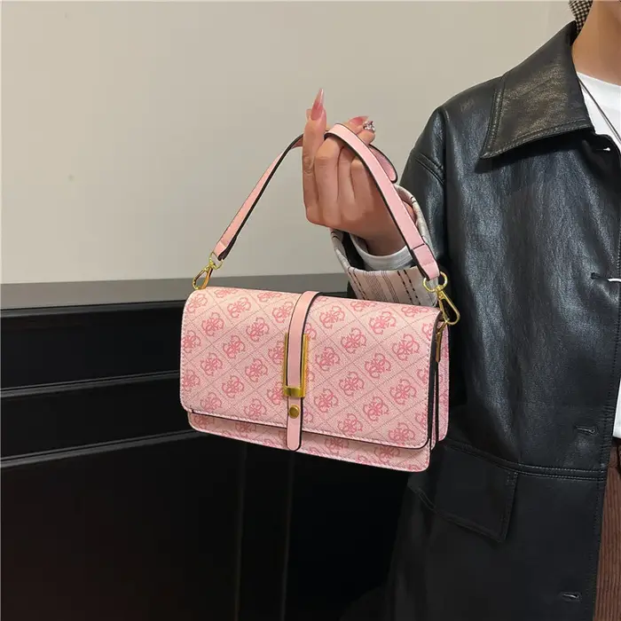 Sac à bandoulière en cuir de luxe pour femme, design classique haut de gamme, tendance parisienne, s