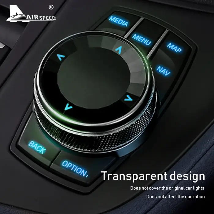 Cache-bouton multimédia pour BMW Série 1 3 5 6 7 X1 X3 X4 X5 X6 E90 E92 E70 E71 E60 F15 F20 F21 F30 