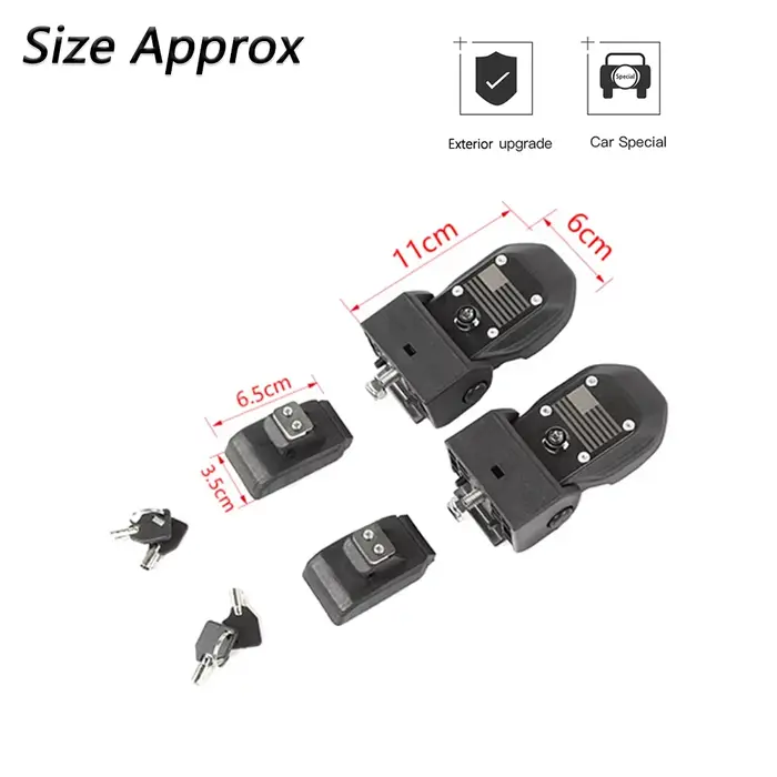 Loquets de capot antivol pour Jeep Wrangler JL JLU 4XE Rubicon Gladiator JT 2018-2024 US Accessoires