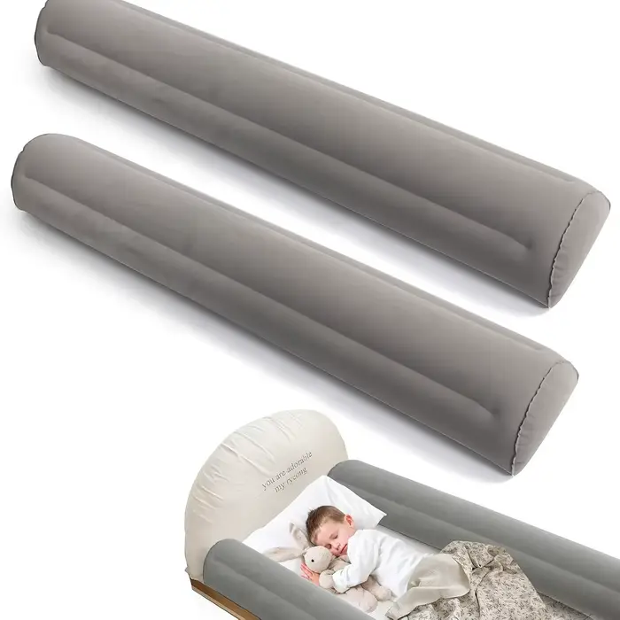 Rail de lit de voyage pliable et gonflable pour lits simples et doubles sécurité confort voyage occasionnels