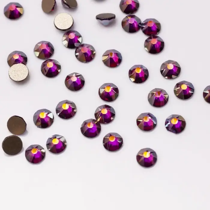 YANRUO 2088NOHF Shimmer AB Flatback verre Strass colle sur coudre des vêtements diamant couture Blin