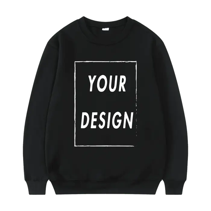 Sweat-shirt unisexe sans chapeau, personnalisé avec votre Logo, col rond, à la mode, décontracté, po