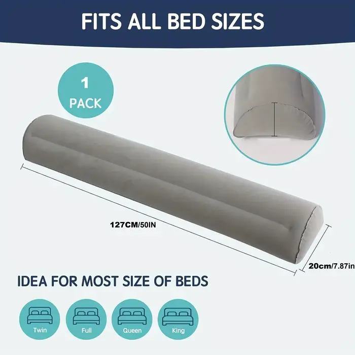 Barriere de lit de voyage gonflable pliable 1/2 adaptable simples doubles lits pliants pour enfants sécurite voyage hotel occasionnelle protection dormir en toute tranquillite