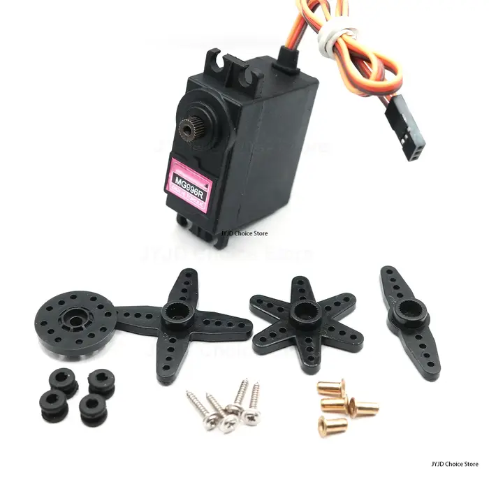 Servo numérique MG996R 4.8-6.0V à couple élevé avec engrenage métallique pour Futaba JR 1/8 1/10 RC 