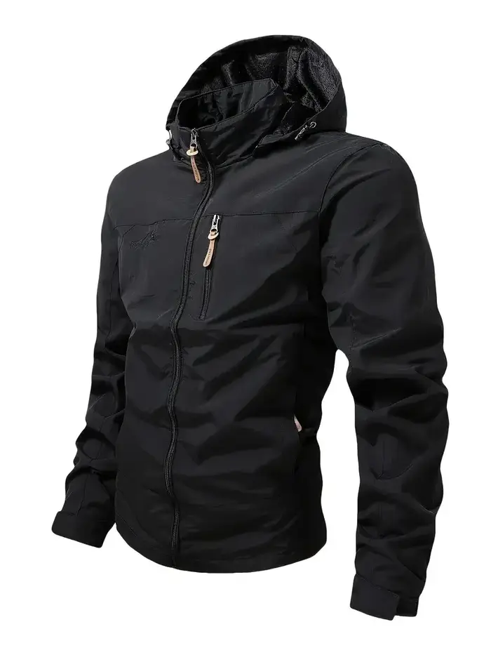 Nouvelle veste de pluie imperméable et coupe-vent légère à capuche pour homme, idéale pour l'escalad
