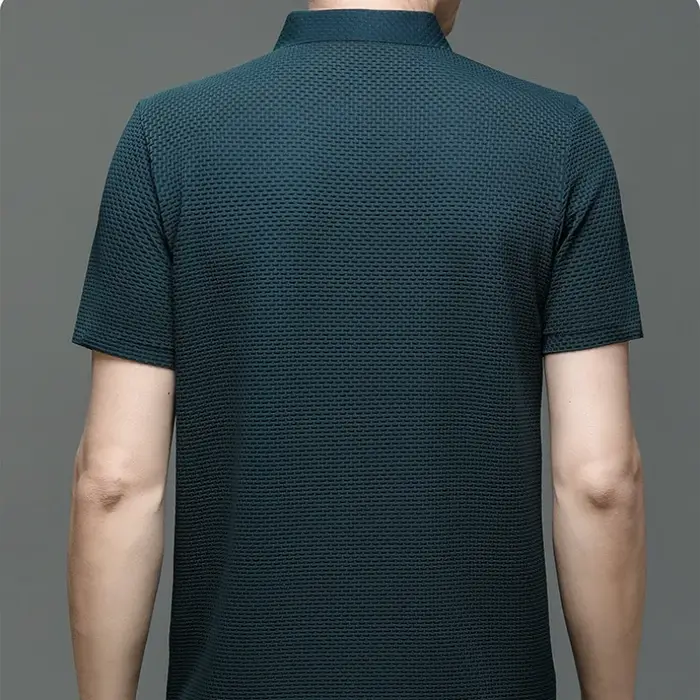 【Haute qualité】 M-4XL été nouveau T-shirt à manches courtes pour hommes POLO frais et respirant affa