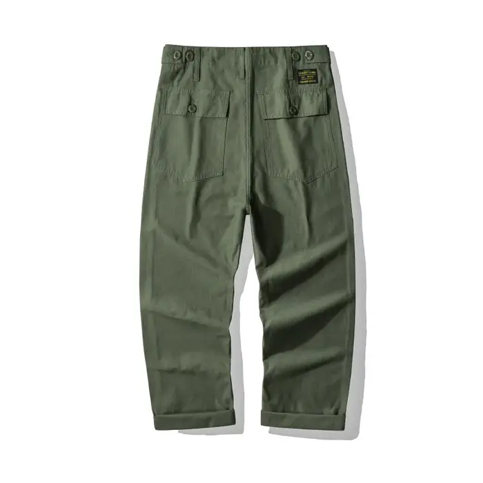 Pantalon American Vintage OG-107 pour homme, 100% coton, satiné lavé, poids lourd, pantalon de trava