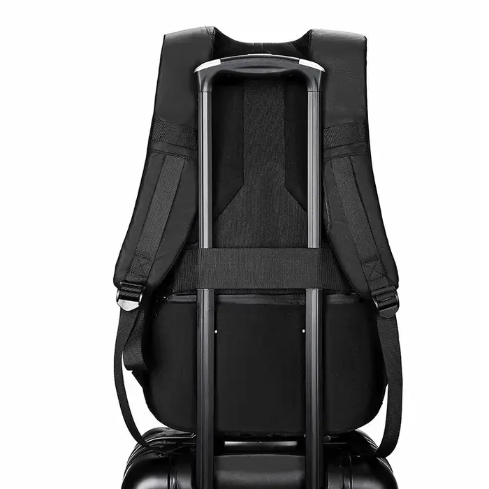 LED affichage sac à dos voyage d'affaires 15.6 pouces sac à dos pour ordinateur portable hommes bric