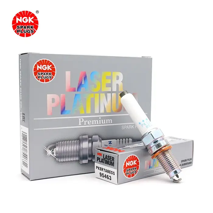 La bougie d'allumage Double platine NGK PKER7A8EGS 95463 convient pour Bora Golf Sagitar POLO Lamand