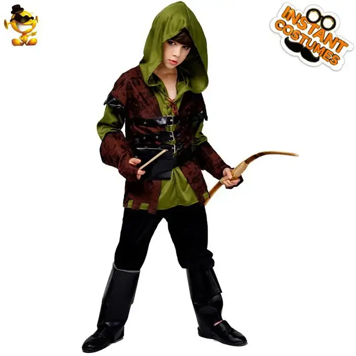 Costume de chasseur pour garçons, tenue de chasseur pour fête de carnaval, jeu de rôle, déguisement