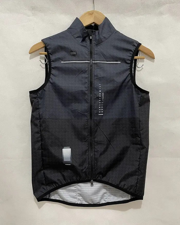 Gilet coupe-vent sans manches pour hommes, livraison en 48 heures, noir, de haute qualité, léger, re