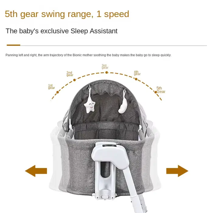 Berceau bébé Portable balançoire électrique enfant lits multifonctionnel pliant nouveau-né bébé berc