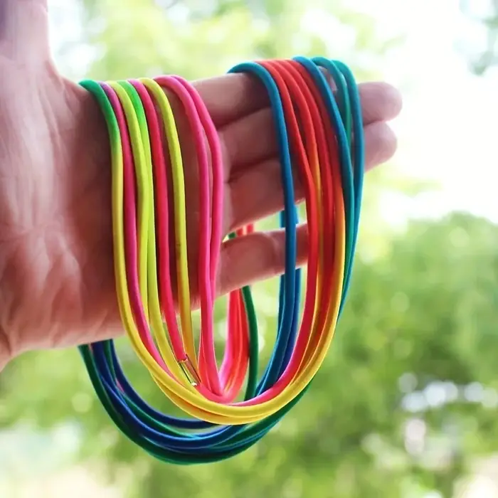 Corde à sauter Super élastique 5-10M, entraînement d'endurance, jouets d'exercice amusants, intérieu