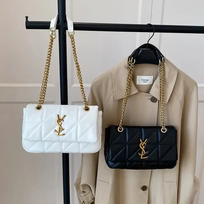 Sac carré vintage pour femme, sac à bandoulière tendance avec chaîne, convertible en sac à épaule, i