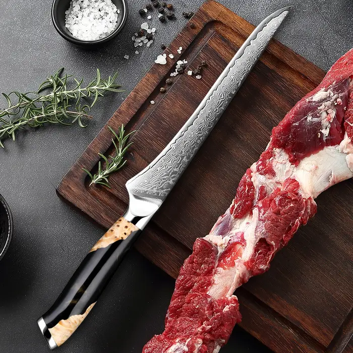 Couteau de Chef pour désosser (filet), 6 pouces, meilleur damas japonais VG10 en acier 67 couches, c